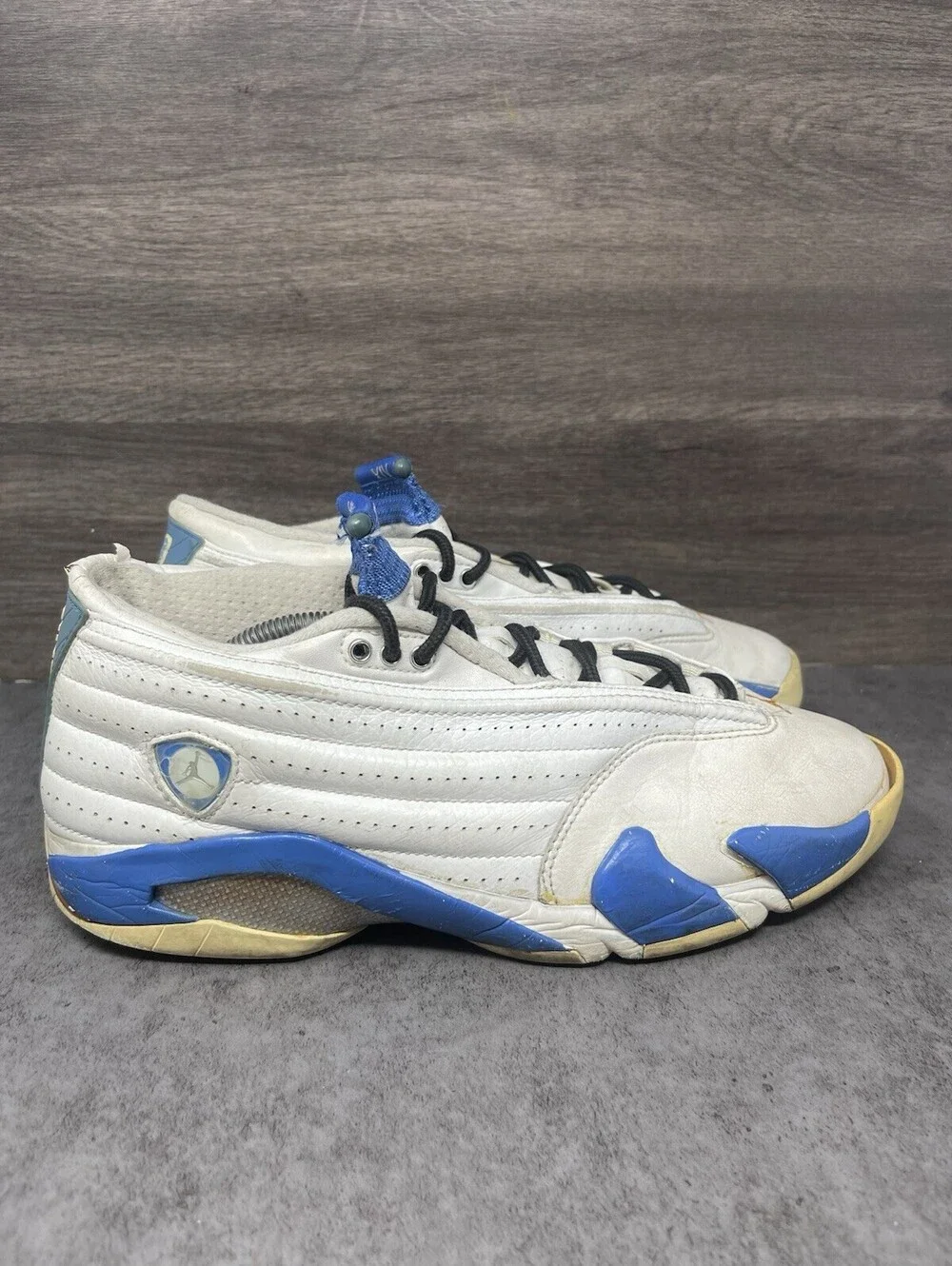 Air Jordan 14 Retro Low Pacific Blue Size 10 Mens 2006 Shoes 312567-141 AS IS